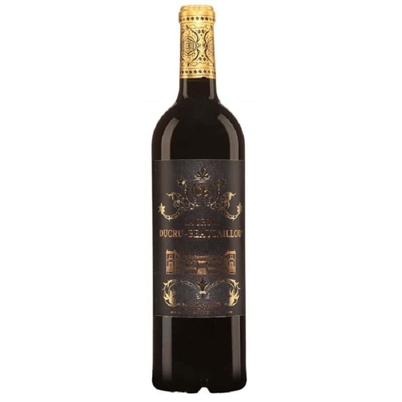 "LA CROIX DUCRU BEAUCAILLOU" 2023 SAINT-JULIEN ROUGE 75 CL CRD - CAISSE BOIS DE 12 BT - French Wine 75cl